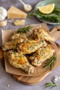 Baked Garlic Parmesan Wings