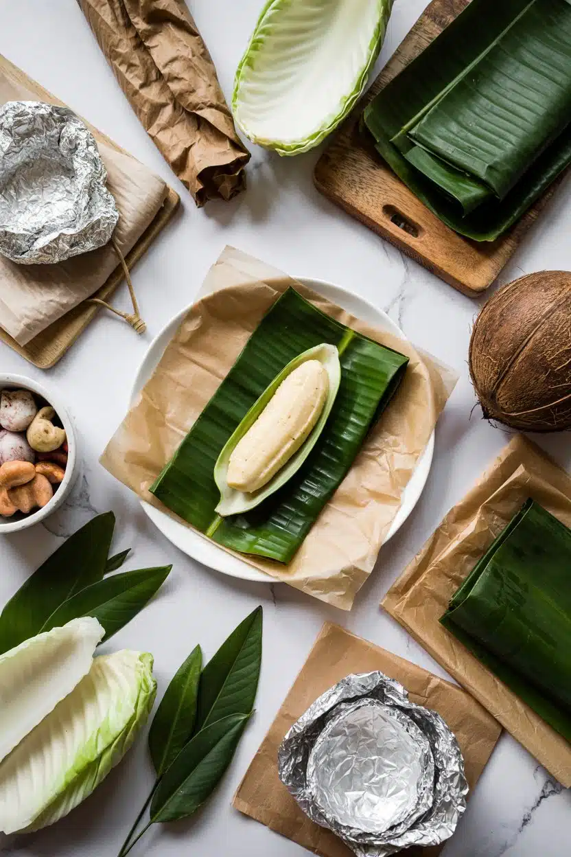5 Best Substitutes for Banana Leaf for Cooking & Wrapping