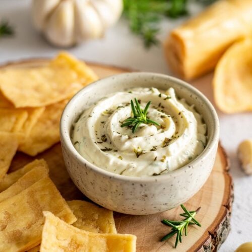 Roasted Garlic Parmesan Dip