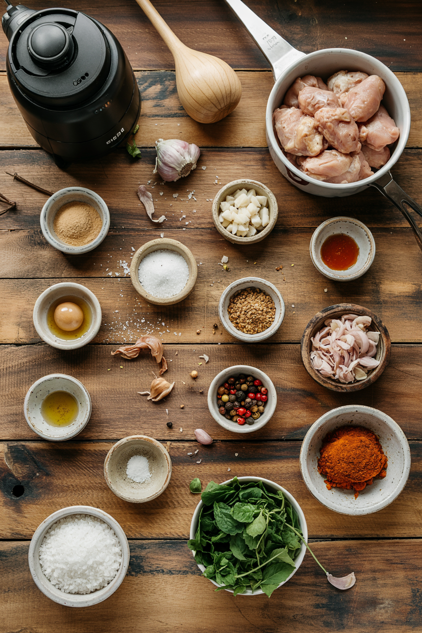 Ingredients for Air Fryer Chicken Kofta