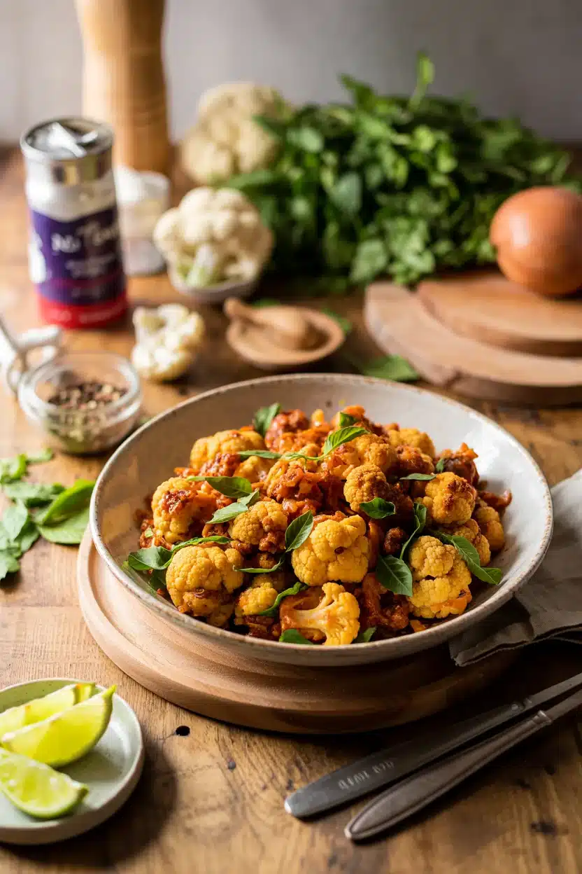 Air Fryer Chili-Lime Cauliflower