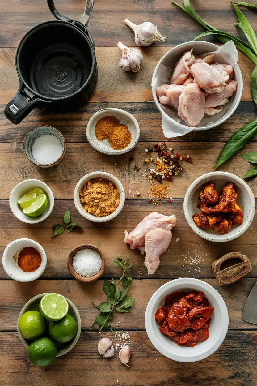 Air Fryer Chili-Lime Chicken Wings - Air Fryer Chili-Lime Chicken Wings