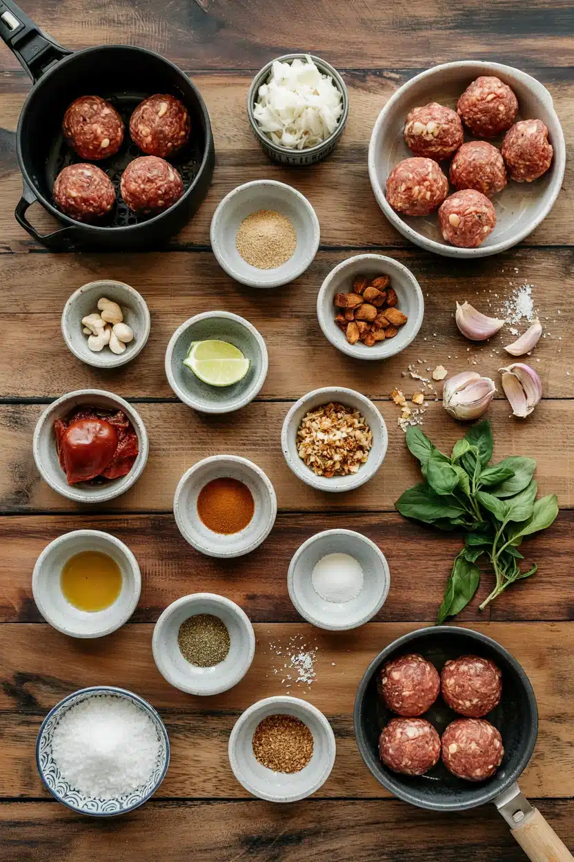 Air Fryer Chili-Lime Meatballs - Air Fryer Chili-Lime Meatballs