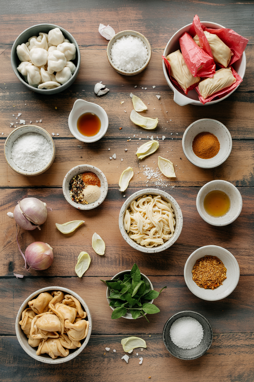 Ingredients for Air Fryer Crab Rangoon