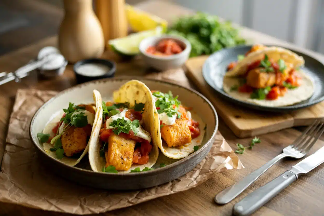 Air Fryer Crispy Fish Tacos
