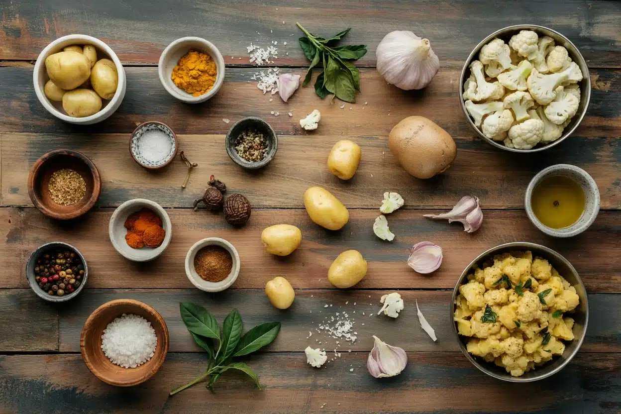 Aloo Gobi Potato Cauliflower Curry - Aloo Gobi Potato Cauliflower Curry