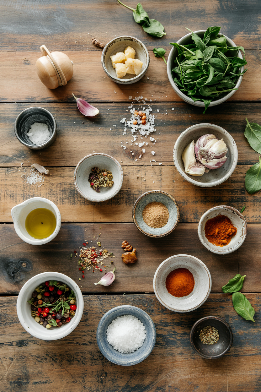 Ingredients for Argentine Chimichurri Sauce