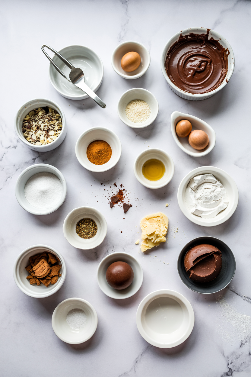 Ingredients for Chocolate Cream Pie