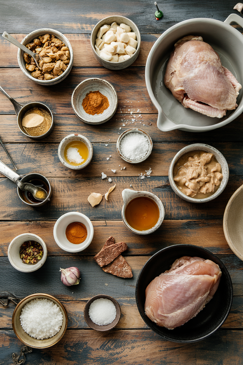 Ingredients for Crockpot Turkey Breast with Gravy