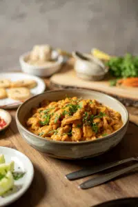 Ethiopian Misir Wat served on a plate