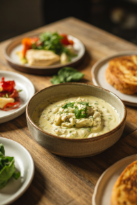 French Sauce Gribiche served on a plate