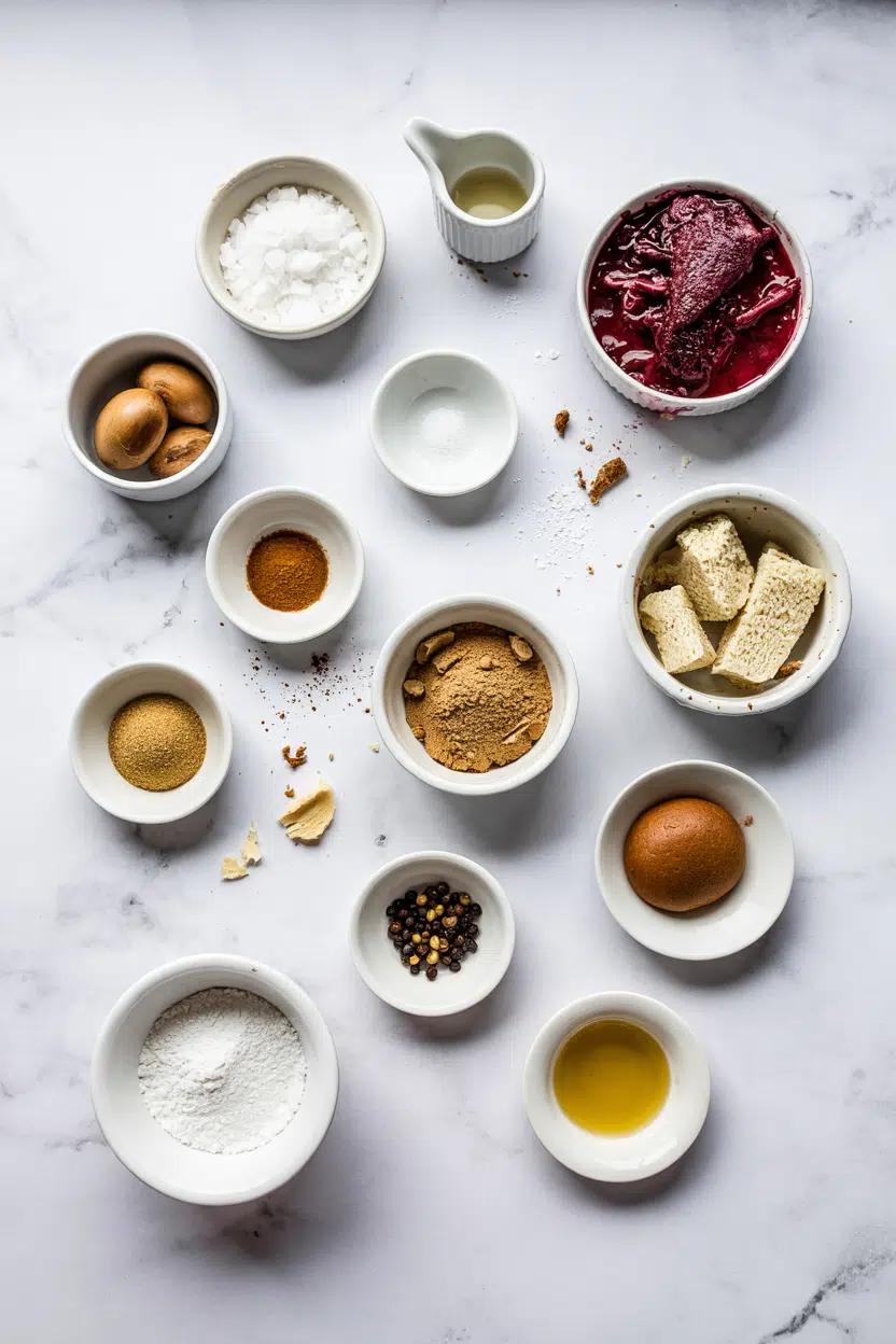 Ingredients for German Black Forest Cake
