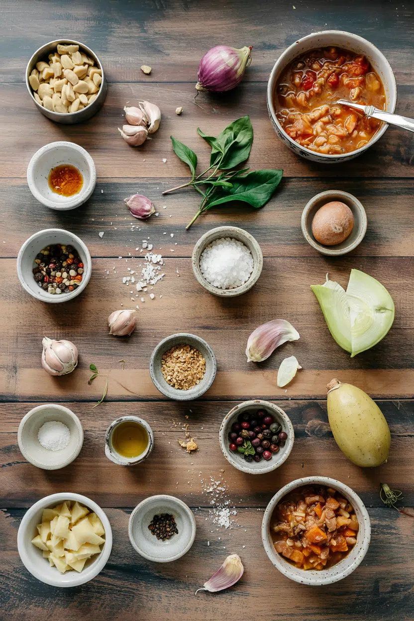 Ingredients for Italian Ribollita Soup