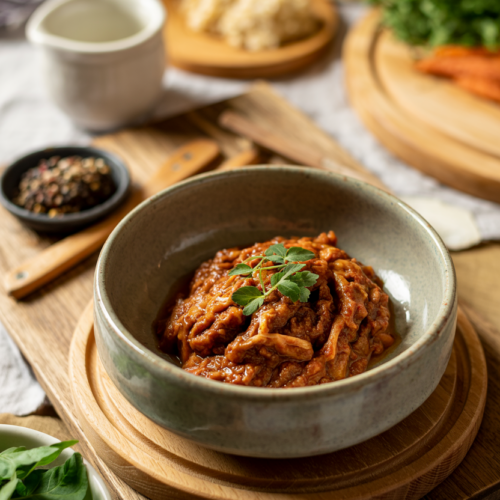 Korean Ssamjang Paste served on a plate