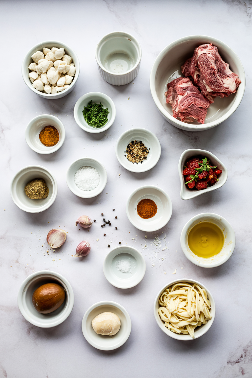 Ingredients for Lamb Shepherd’s Pie