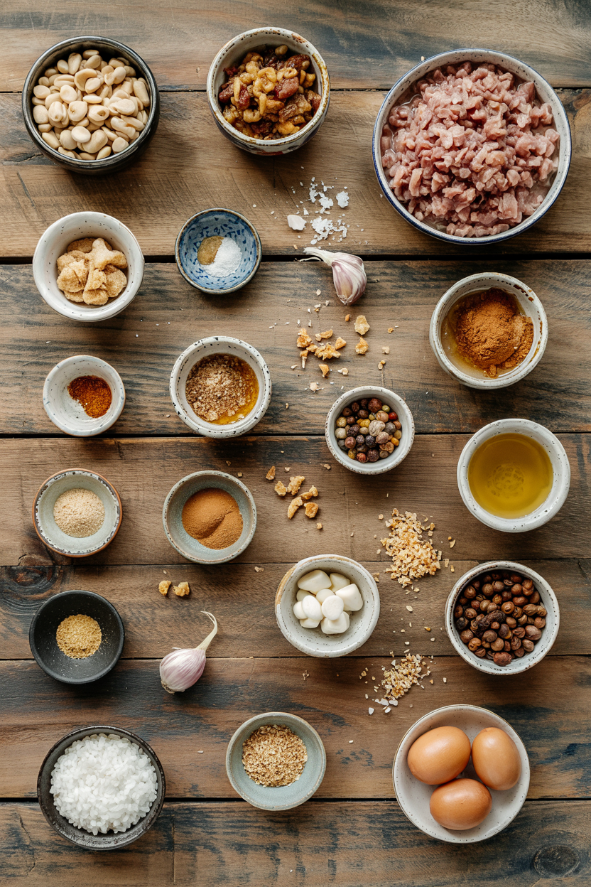 Ingredients for Middle Eastern Ful Medames Breakfast
