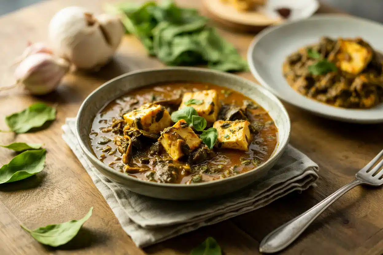 Saag Paneer Greens Curry