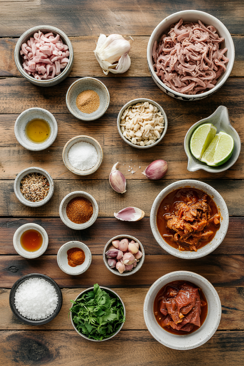 Ingredients for Slow Cooker Cuban Ropa Vieja