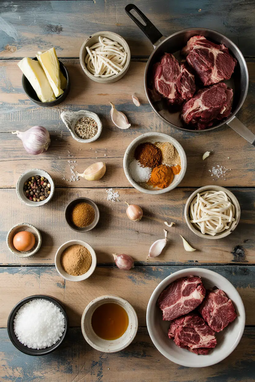 Ingredients for Slow Cooker Mississippi Pot Roast