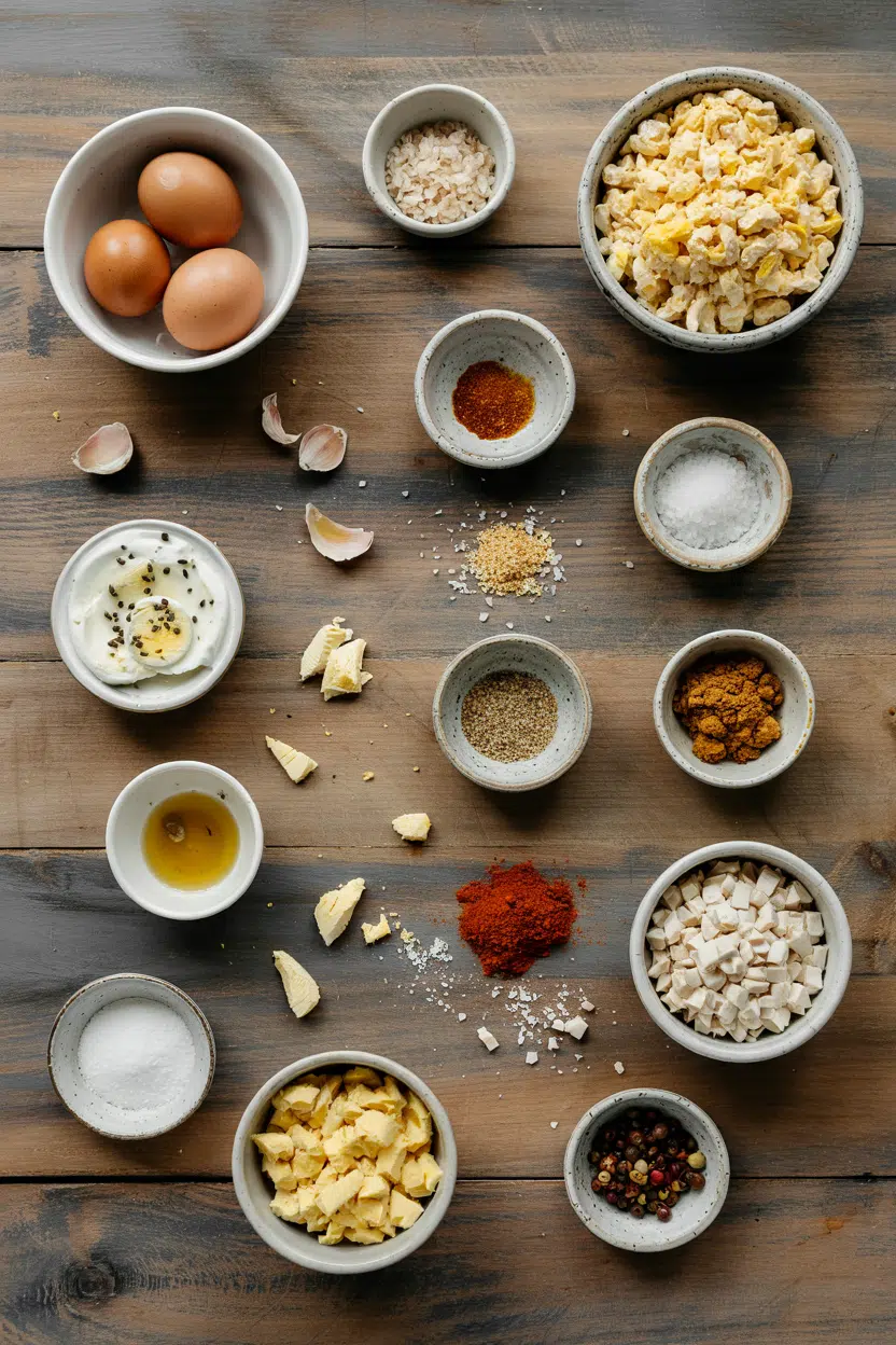 Ingredients for Southern-Style Egg Salad