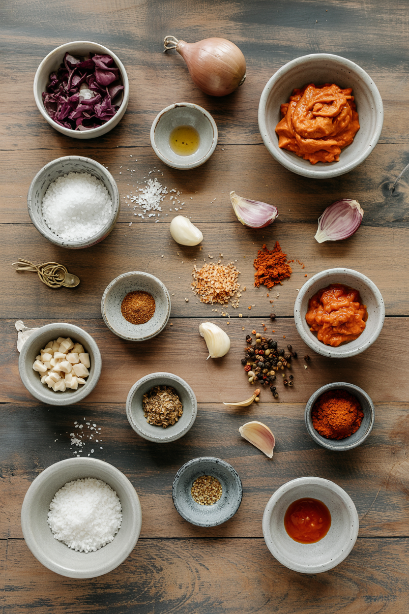 Ingredients for Spanish Romesco Sauce