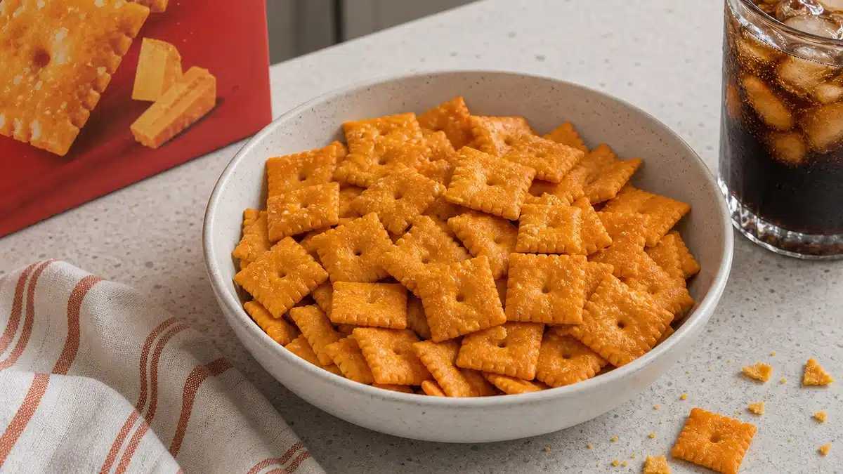AI product-style photo of Cheez-It Original for best Cheez-It flavor