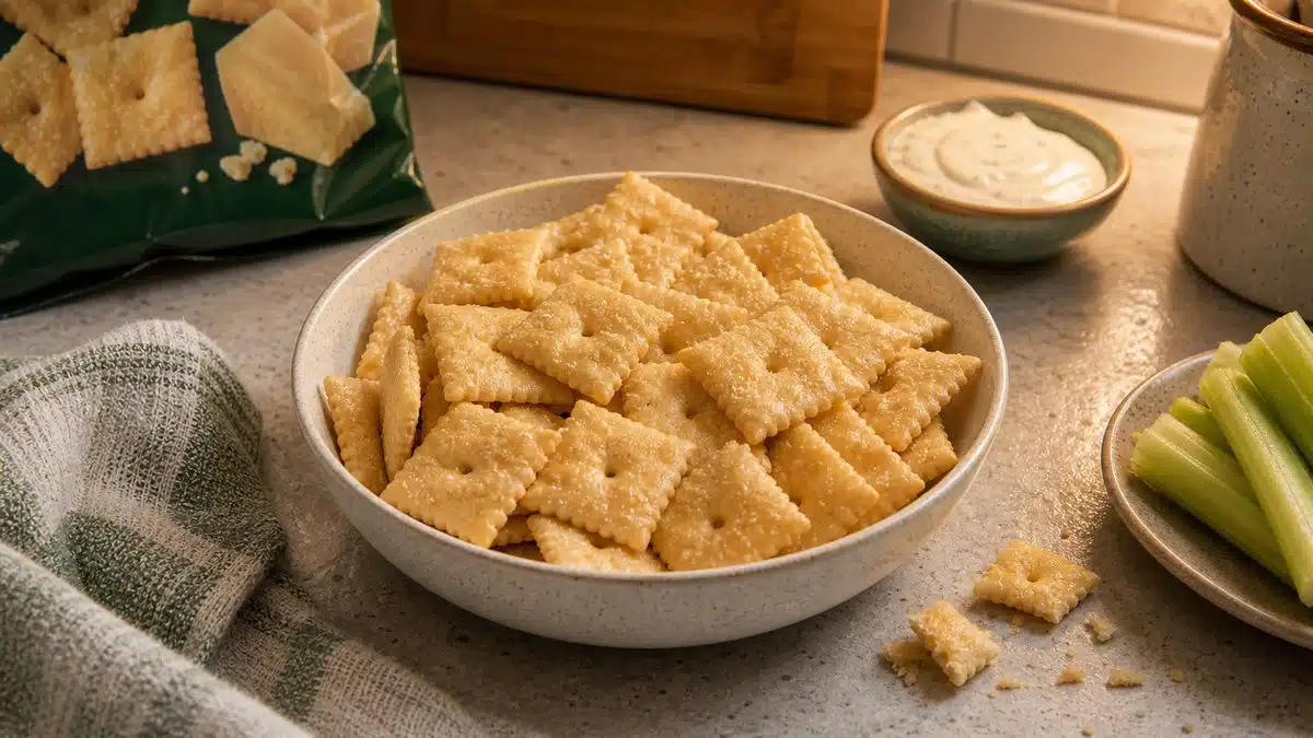 AI product-style photo of Cheez-It White Cheddar for best Cheez-It flavor