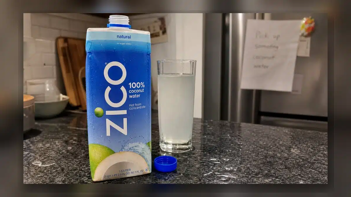 AI product-style photo of Zico 100 Percent Coconut Water for best coconut water
