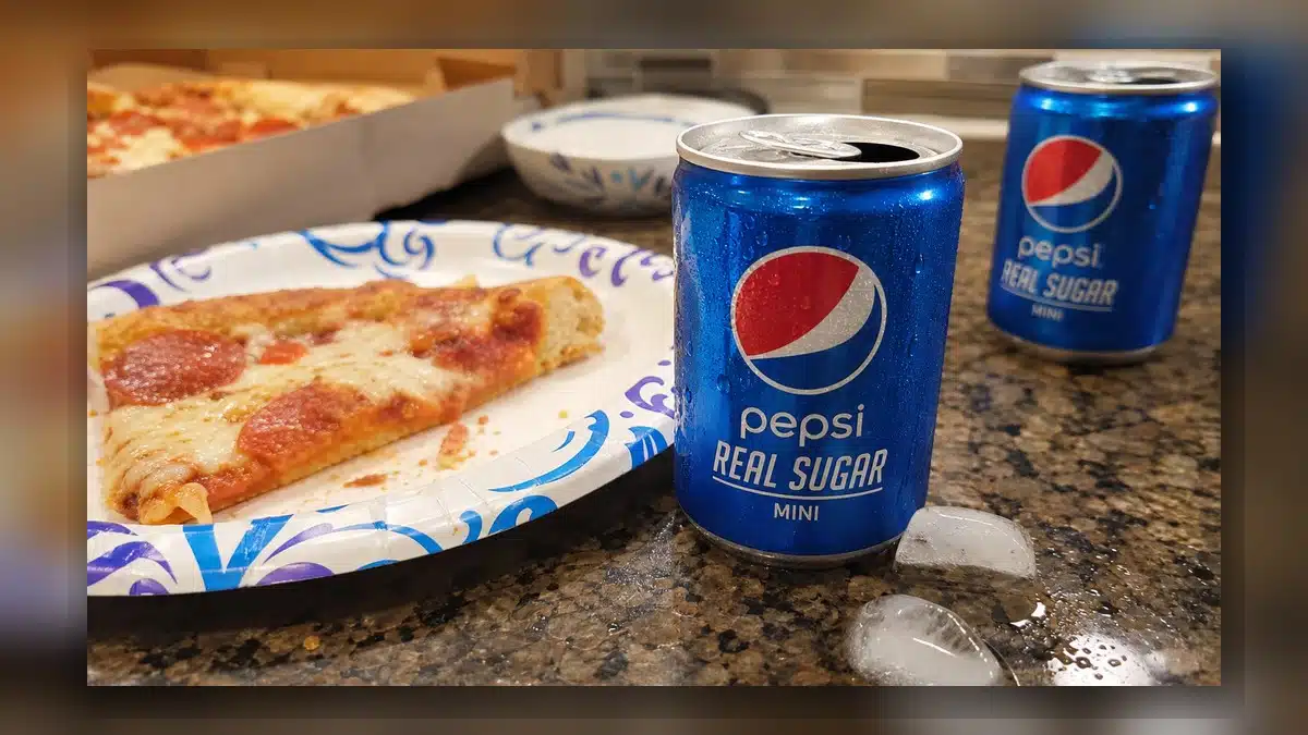AI product-style photo of Pepsi Real Sugar Soda for best cola