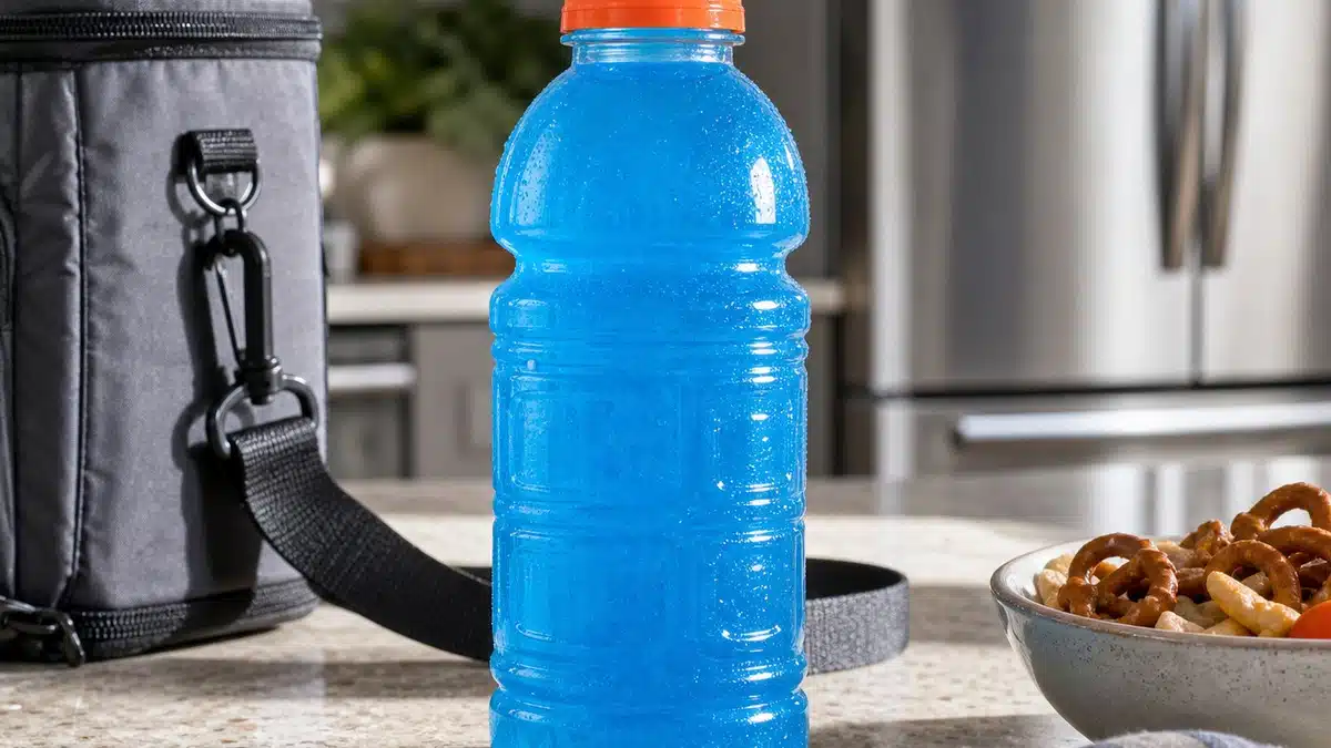 AI product-style photo of Gatorade Cool Blue for best gatorade flavors