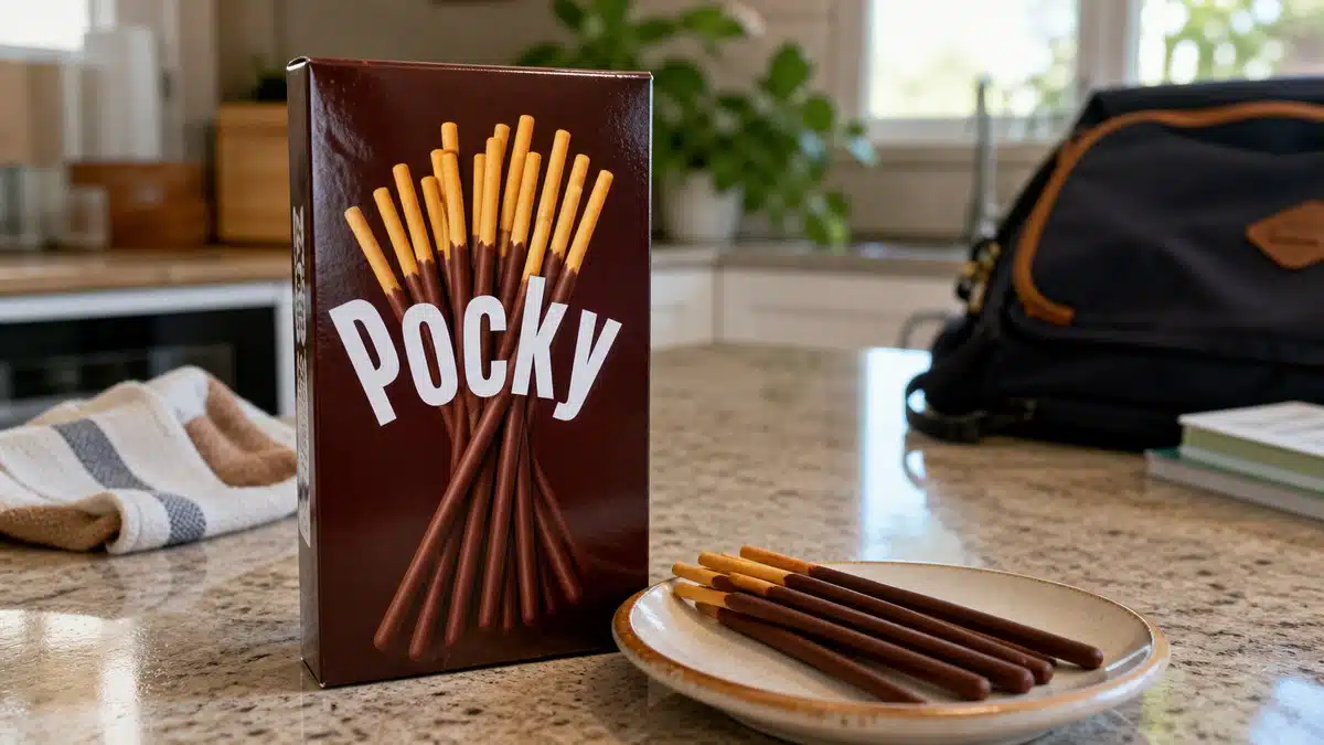 AI product-style photo of Pocky Chocolate for best pocky flavors