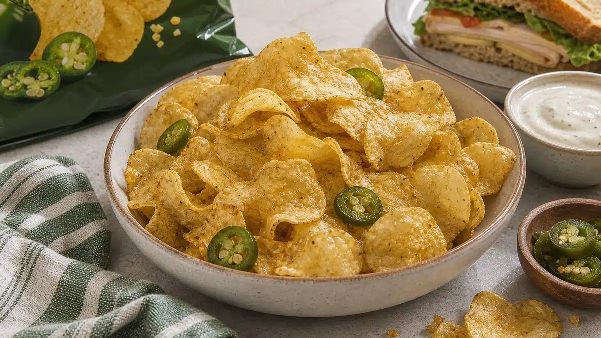 AI product-style photo of Kettle Brand Jalapeno for best spicy chips