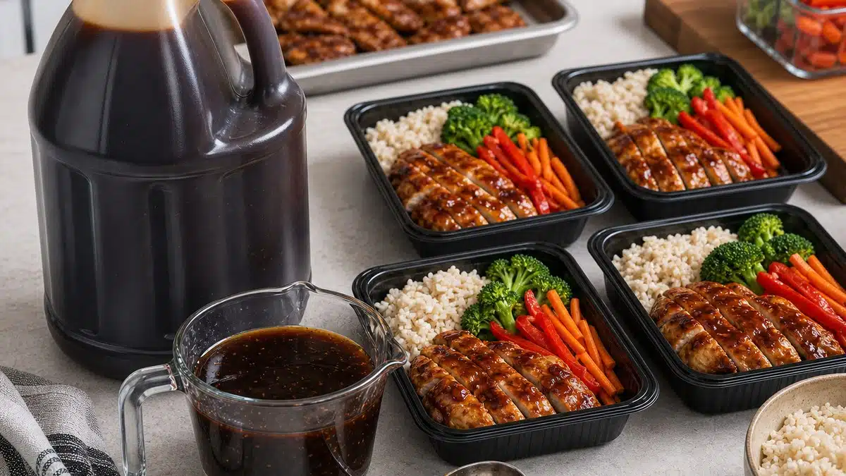 AI product-style photo of Minor's Teriyaki and Stir Fry Sauce for best stir fry sauce
