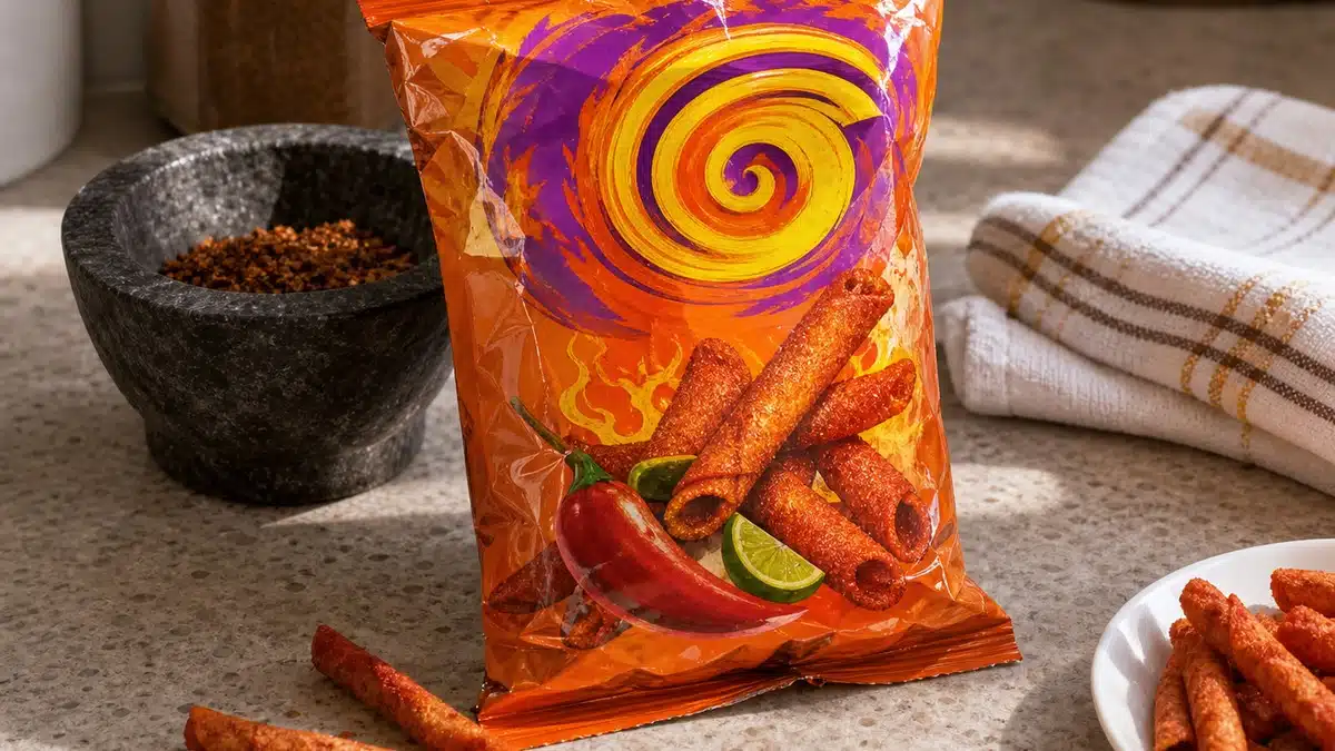 AI product-style photo of Takis Crunchy Fajitas for best takis flavors