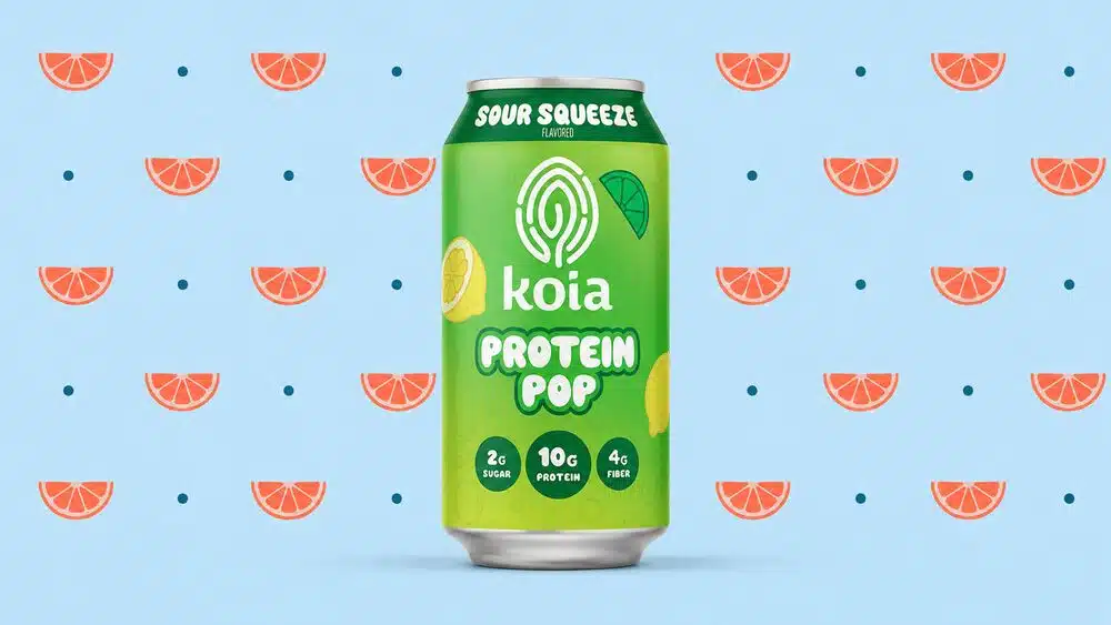 Koia Protein Pop Sour Squeeze can