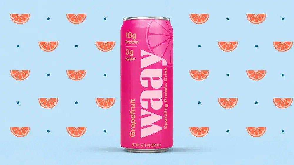 Waay Grapefruit sparkling protein water