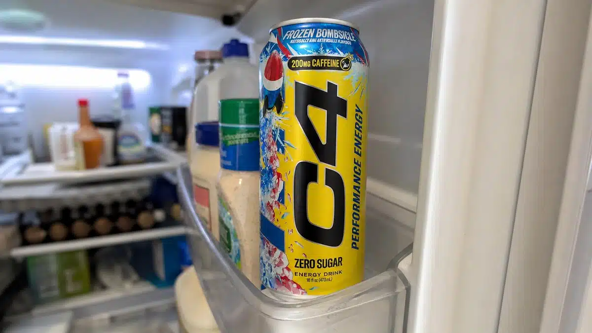 AI product-style photo of C4 Performance Energy Frozen Bombsicle for best c4 flavors