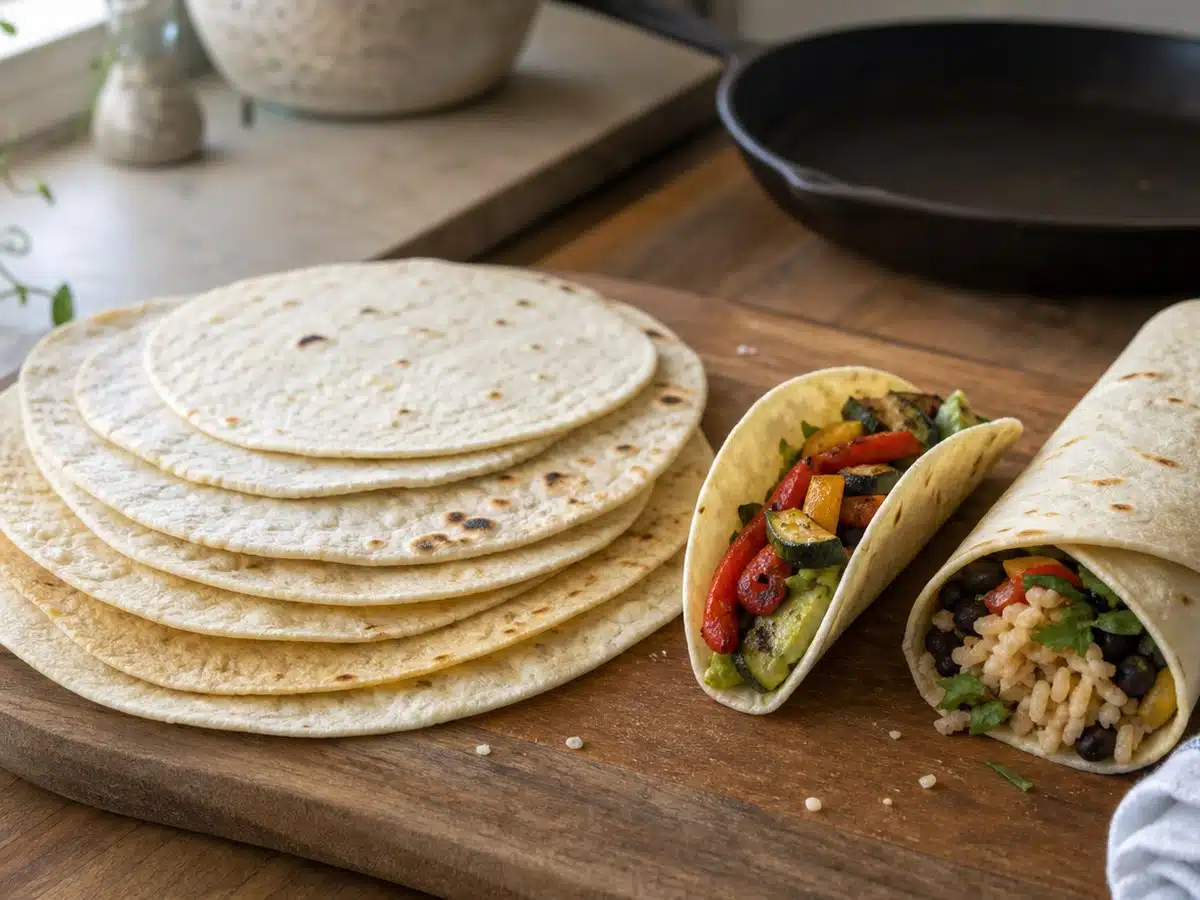 Best gluten-free tortillas for tacos, wraps, and burritos in a home kitchen